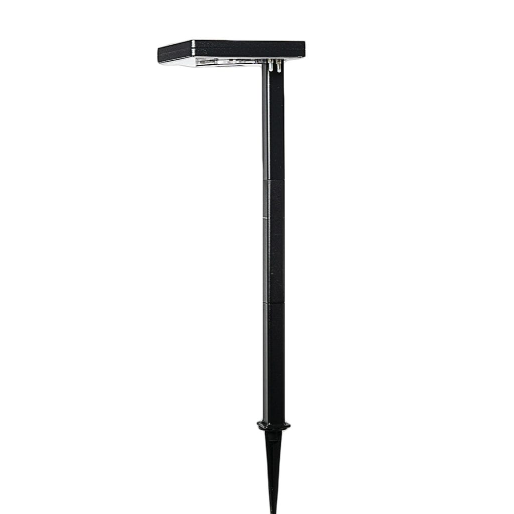 Contemporary Square Solar Pathway Light | Landscape light. Modern design, durable Cast Aluminum frame - Studio image 1
