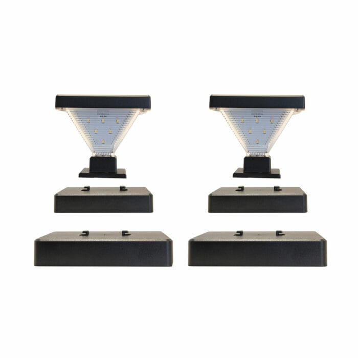 Gama Sonic Luxor Post Cap Light Deck Patio Set