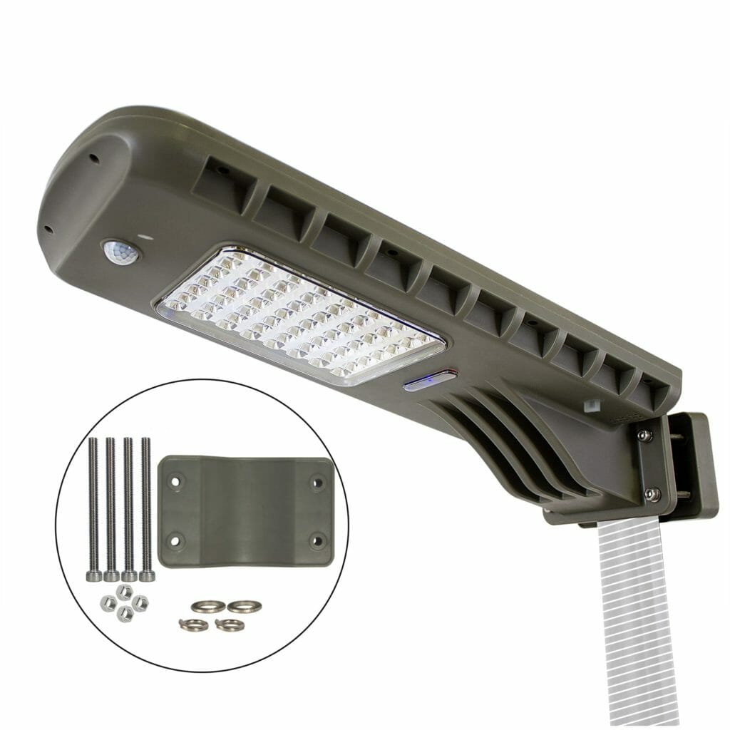 12W Solar Area Light With Motion Sensing and Timer 201iS60822