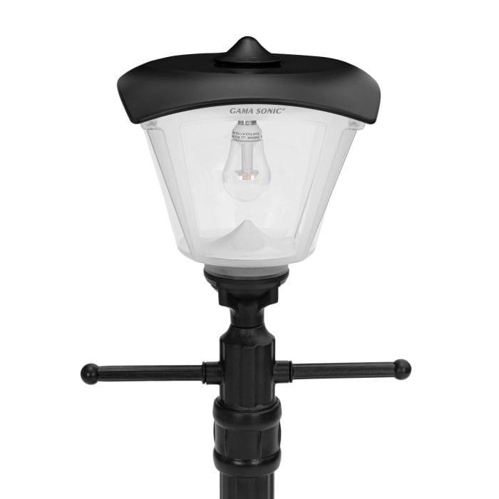 thumbnail image 2 of Noma Triple-Head Outdoor Weather Resistant Lamp Post Lantern W/Real... 2 of 10