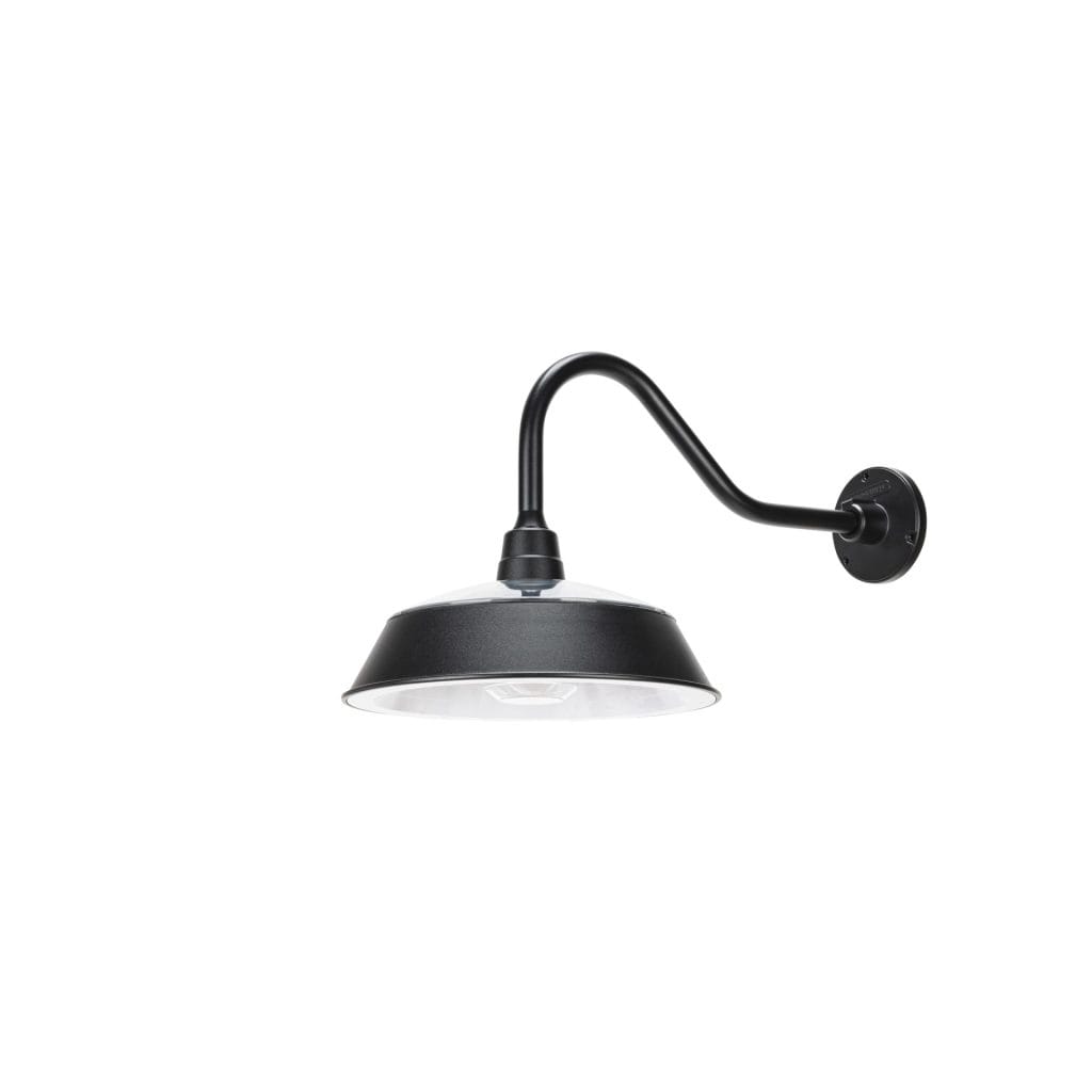Gama Sonic Cottage Solar Barn Wall Light on exterior wall