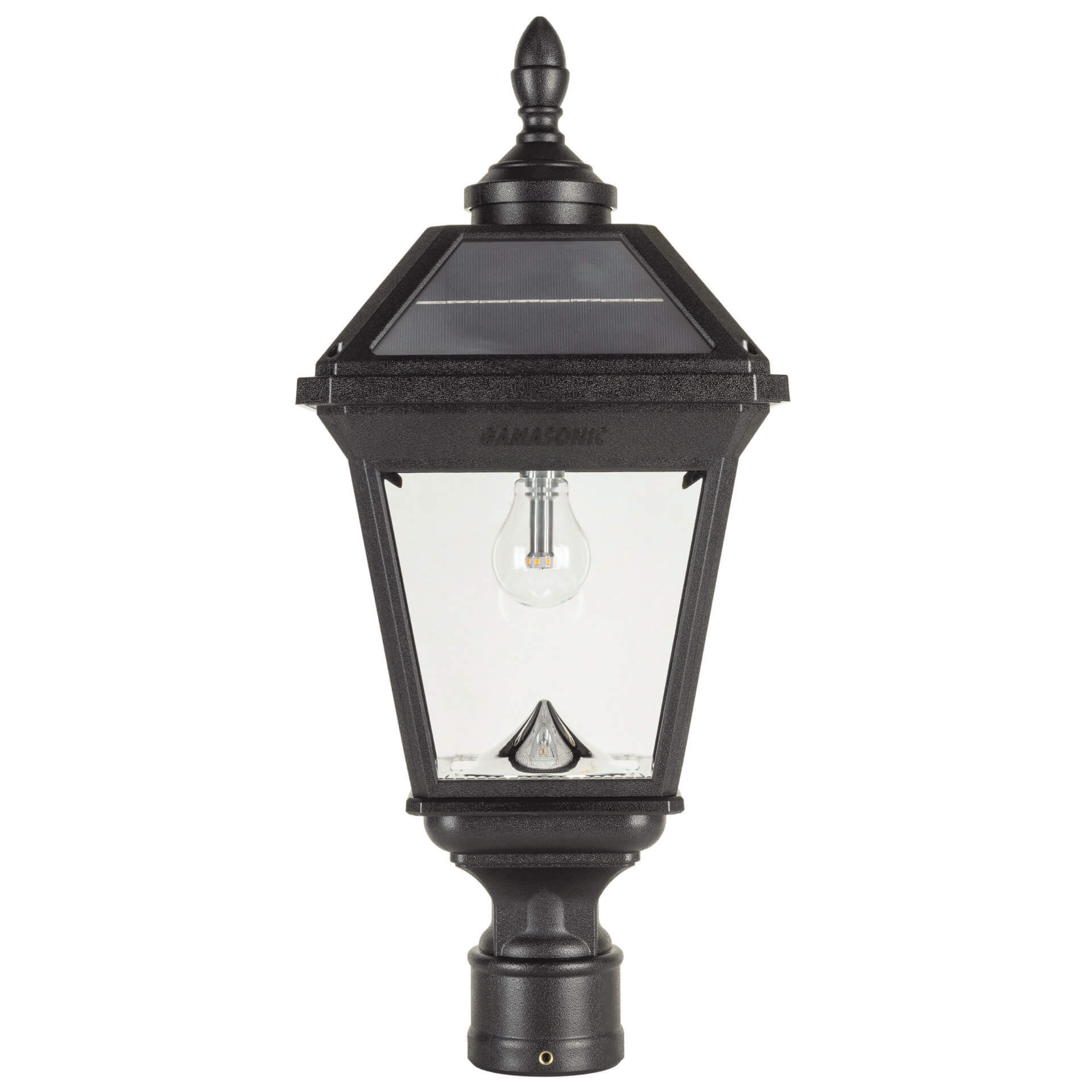 thumbnail image 2 of Noma Triple-Head Outdoor Weather Resistant Lamp Post Lantern W/Real... 2 of 10