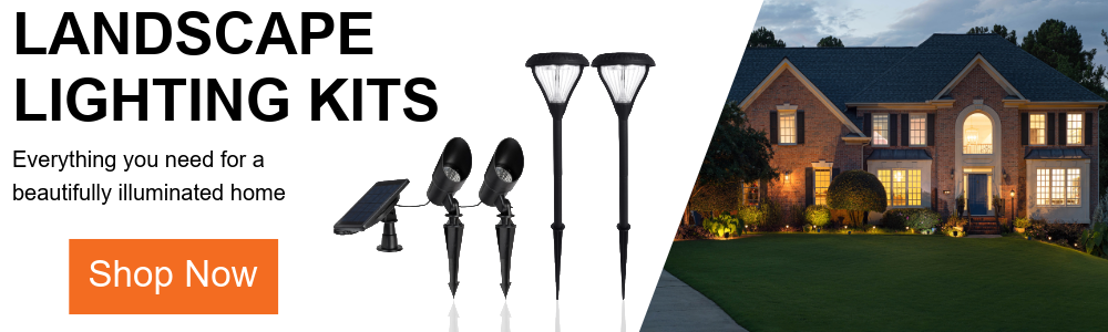 gamasonic.com landscape lighting kits banner