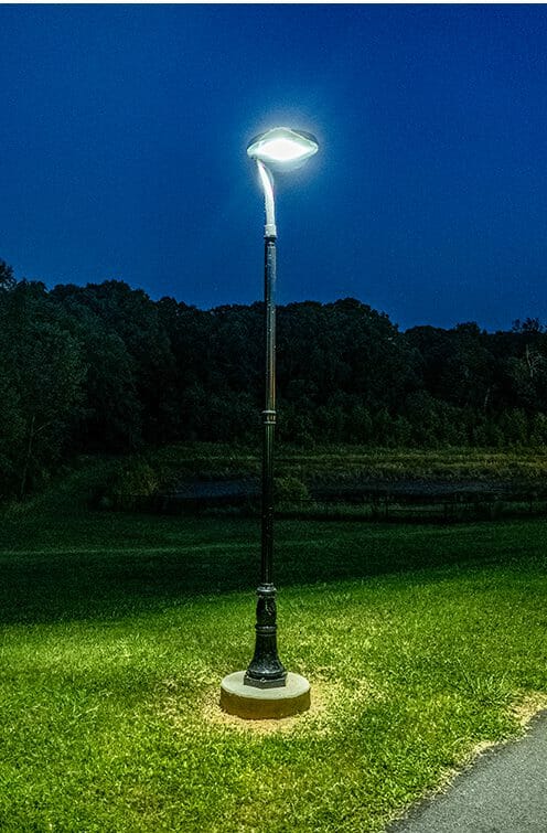 Gama Sonic’s Commercial solar lighting collection includes Pedestrian Solar Post Lighting.