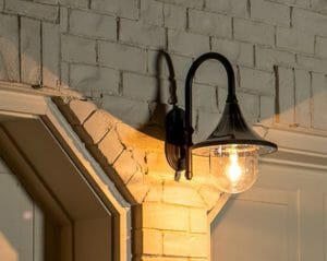 Gama Sonic’s Residential solar lighting collection includes Exterior Decorative Solar Wall Lights.